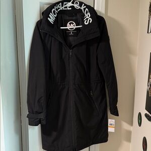 Michael Kors Black Hooded Jacket